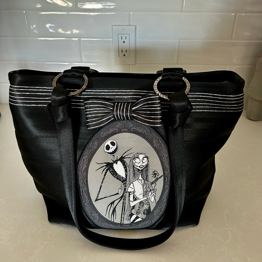Harveys Disney Couture Nightmare Before Christmas Jack Sally Carriage Ring Tote